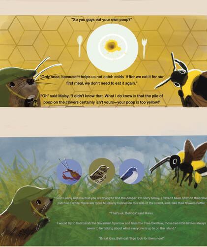 Maisy the Muskrat Page Example